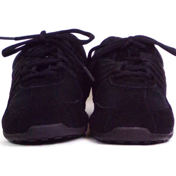 SANSHA SKAZZ 9M black split-sole ballet/exercise sneakers suede/canvas uppers - Picture 7 of 16